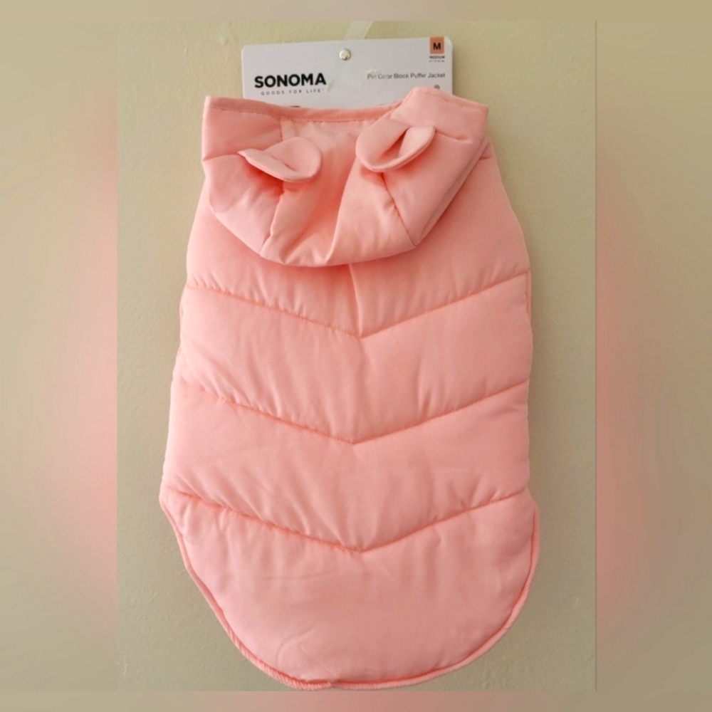 Sonoma waterproof dog puffer jacket